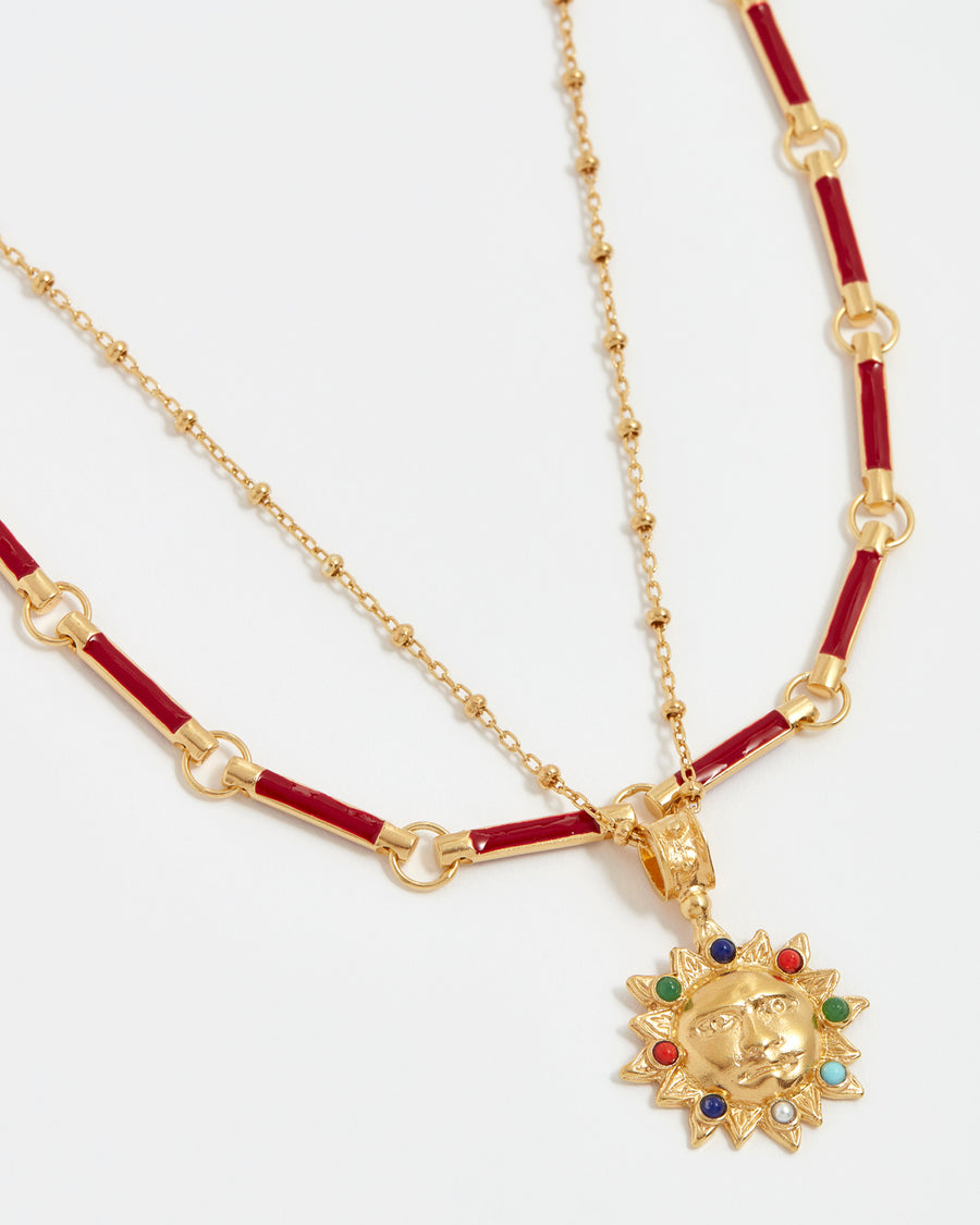 Carmenta & Treasures Sun Necklace Set
