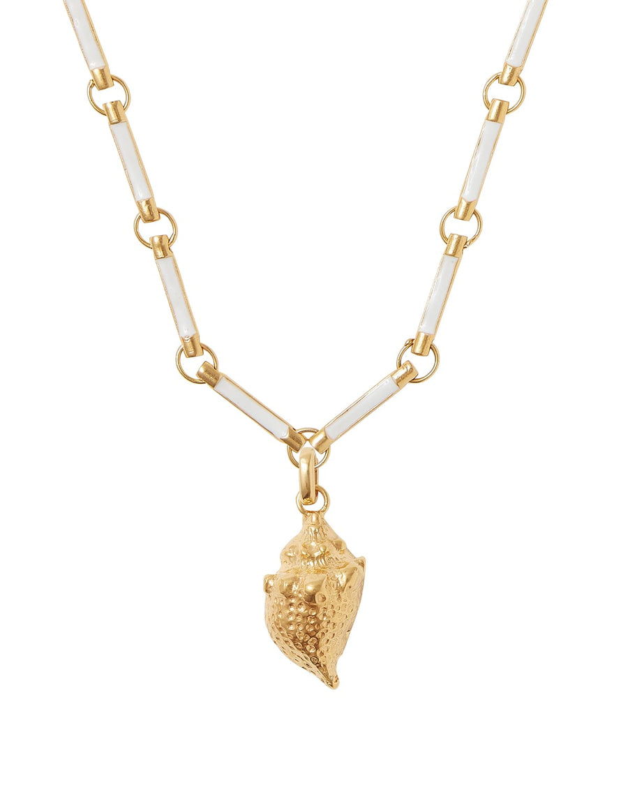 soru gold shell conch charm, charm to be attached to soru charm chain necklace