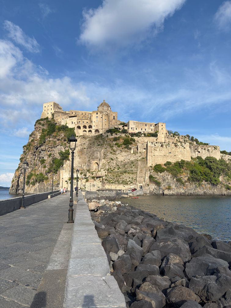 Arogonese castle in ischia 