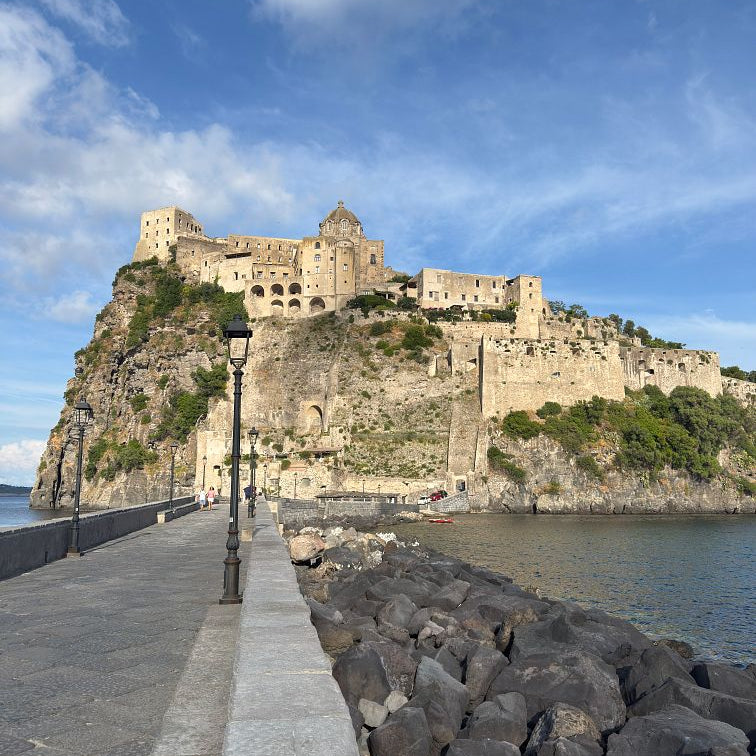 Arogonese castle in ischia 