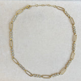 AUTUMN 26 SAMPLE SALE Crystal Link Necklace 133