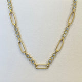 AUTUMN 26 SAMPLE SALE Crystal Link Necklace 133