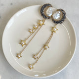 AUTUMN 26 SAMPLE SALE Statement Long Atlas Earrings 157
