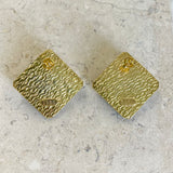 AUTUMN 26 SAMPLE SALE Baroque Pearl Square Stud Earrings 152
