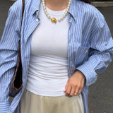 Nautilo Pearl Necklace | Pre-Order