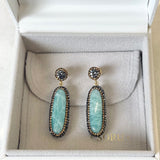 AUTUMN 26 SAMPLE SALE  Amazonite  Earrings 125