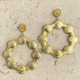 AUTUMN 26 SAMPLE SALE Lapis Hoop Earrings 64