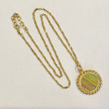 AUTUMN 26 SAMPLE SALE Multicoloured Pendant Necklace  123