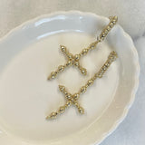 AUTUMN 26 SAMPLE SALE  Cross Earrings 134