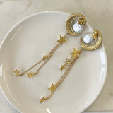 AUTUMN 26 SAMPLE SALE Statement Long Atlas Earrings 157