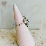 AUTUMN 26 SAMPLE SALE Silver Crystal Star Ring 99