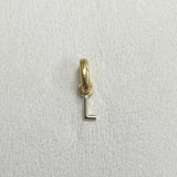 AUTUMN 26 SAMPLE SALE 14k Gold Letter "L" Charm  247