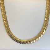 AUTUMN 26 SAMPLE SALE Gold Curved Link Necklace 131
