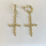 AUTUMN 26 SAMPLE SALE  Cross Earrings 134