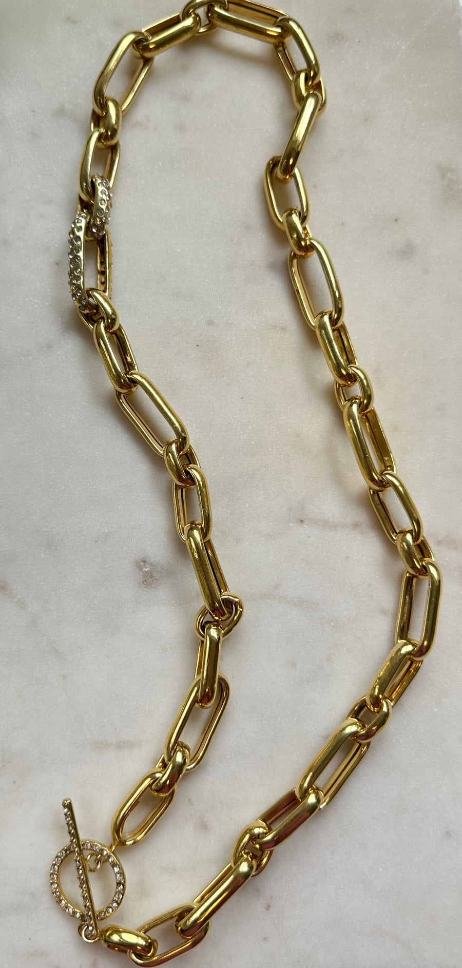 Sample Sale/12 - Extra Large Chunky Link Necklace