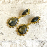 AUTUMN 26 SAMPLE SALE Elsa Labradorite Earrings 122