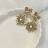 AUTUMN 26 SAMPLE SALE Bow Supernova Earrings 139