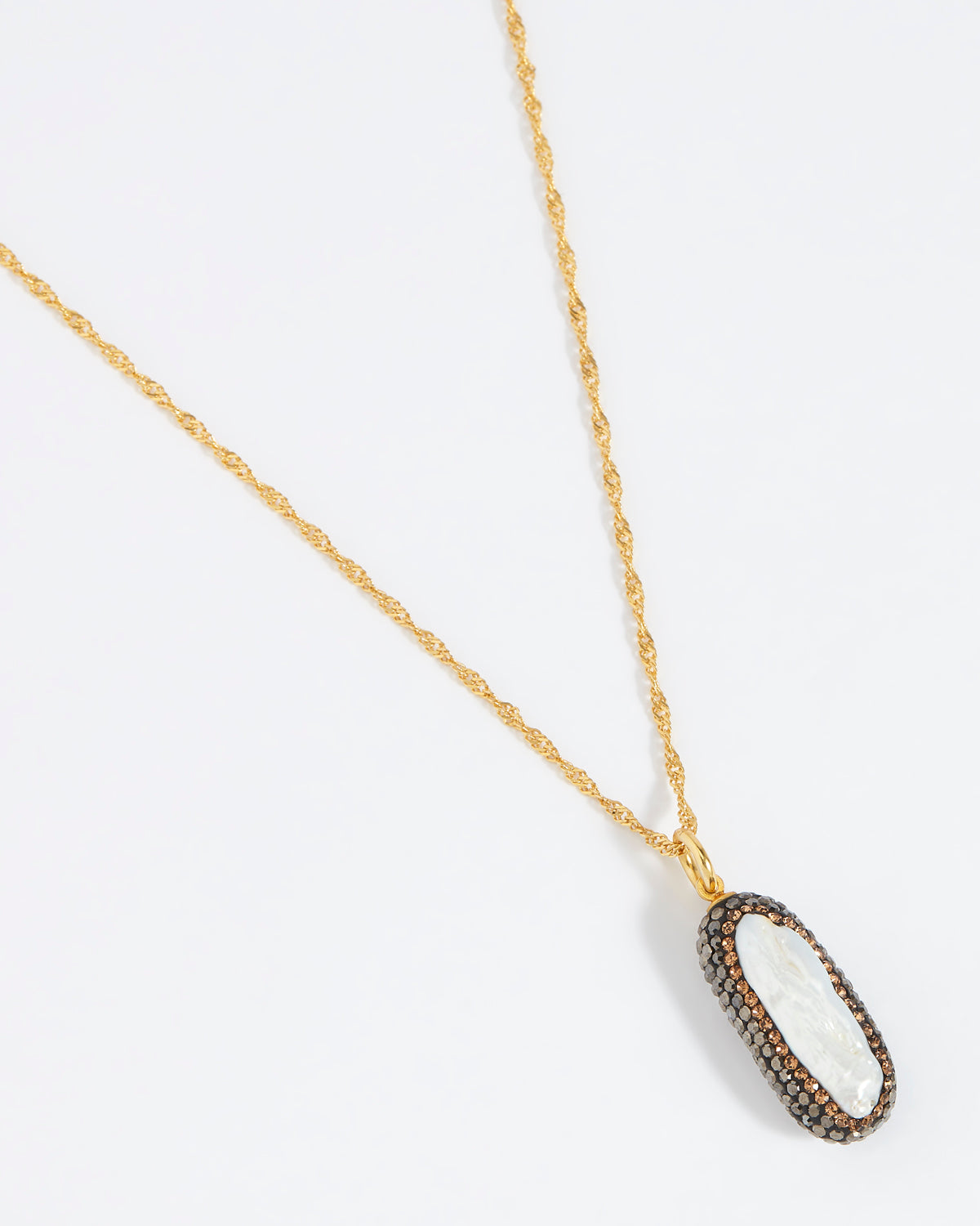 Baroque Pearl Double Sided Necklace