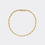 soru Jewellery diamond tennis bracelet close up product shot