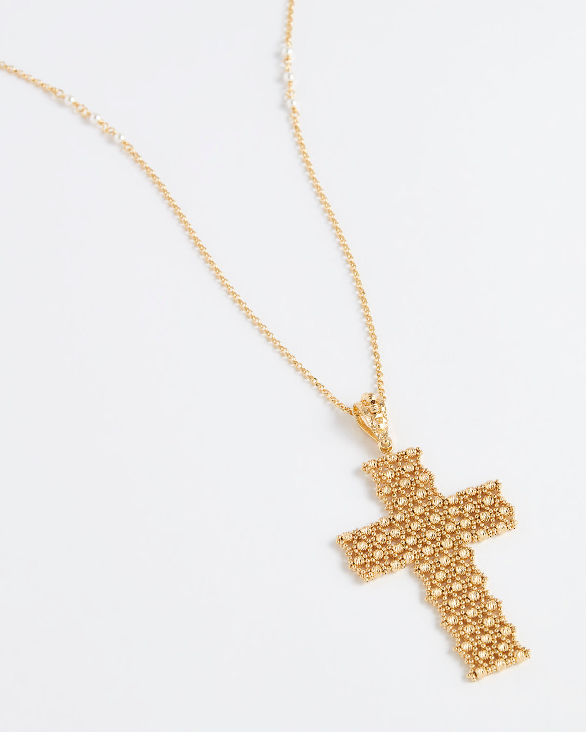 Daphne Oz X Soru Lisa Mesh Cross Necklace