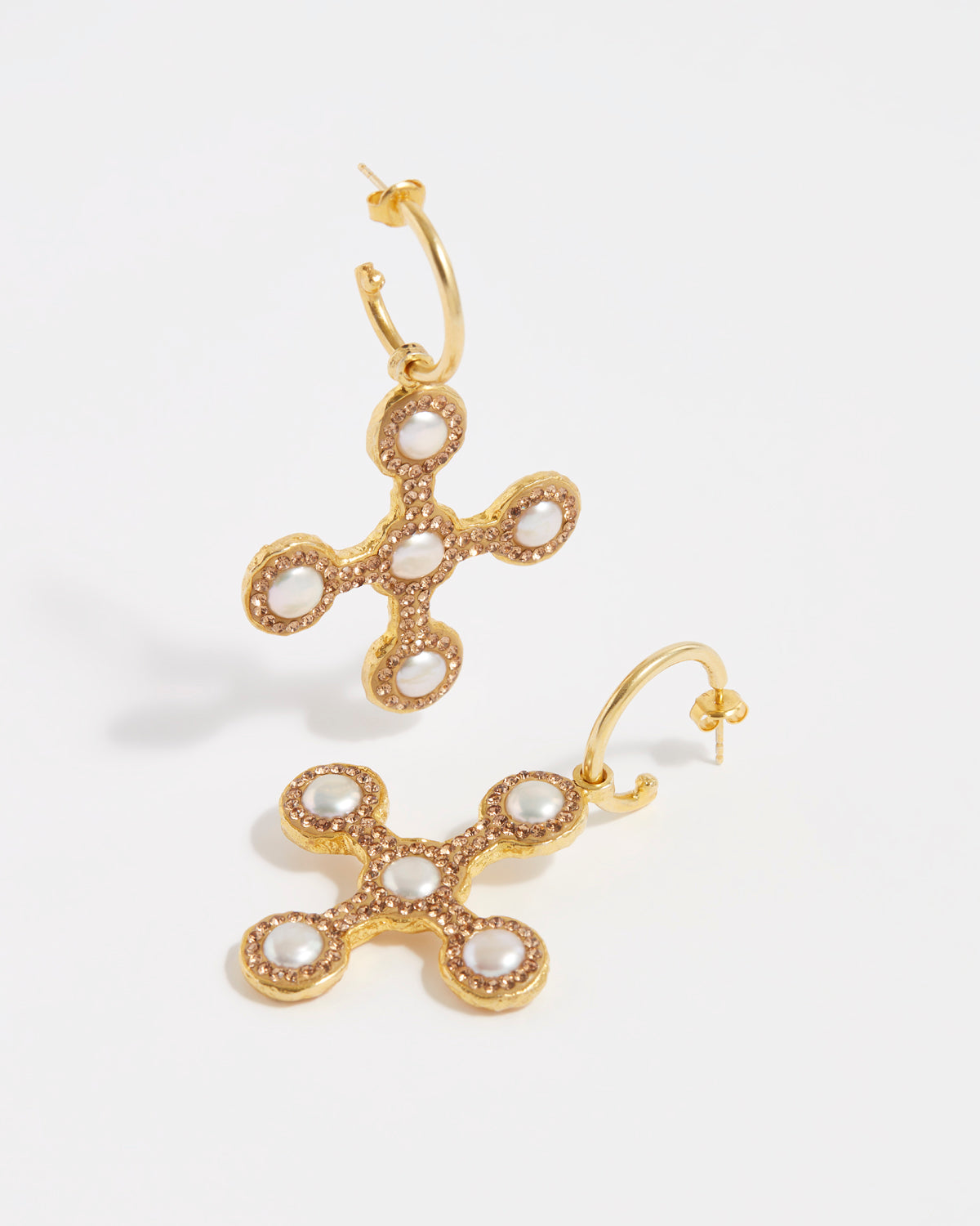 Signoria Crystal Hoop Earrings