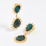 Pre-Order: Elsa Earrings, Emerald