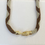 AUTUMN 26 SAMPLE SALE Beaded Snake Necklace 14