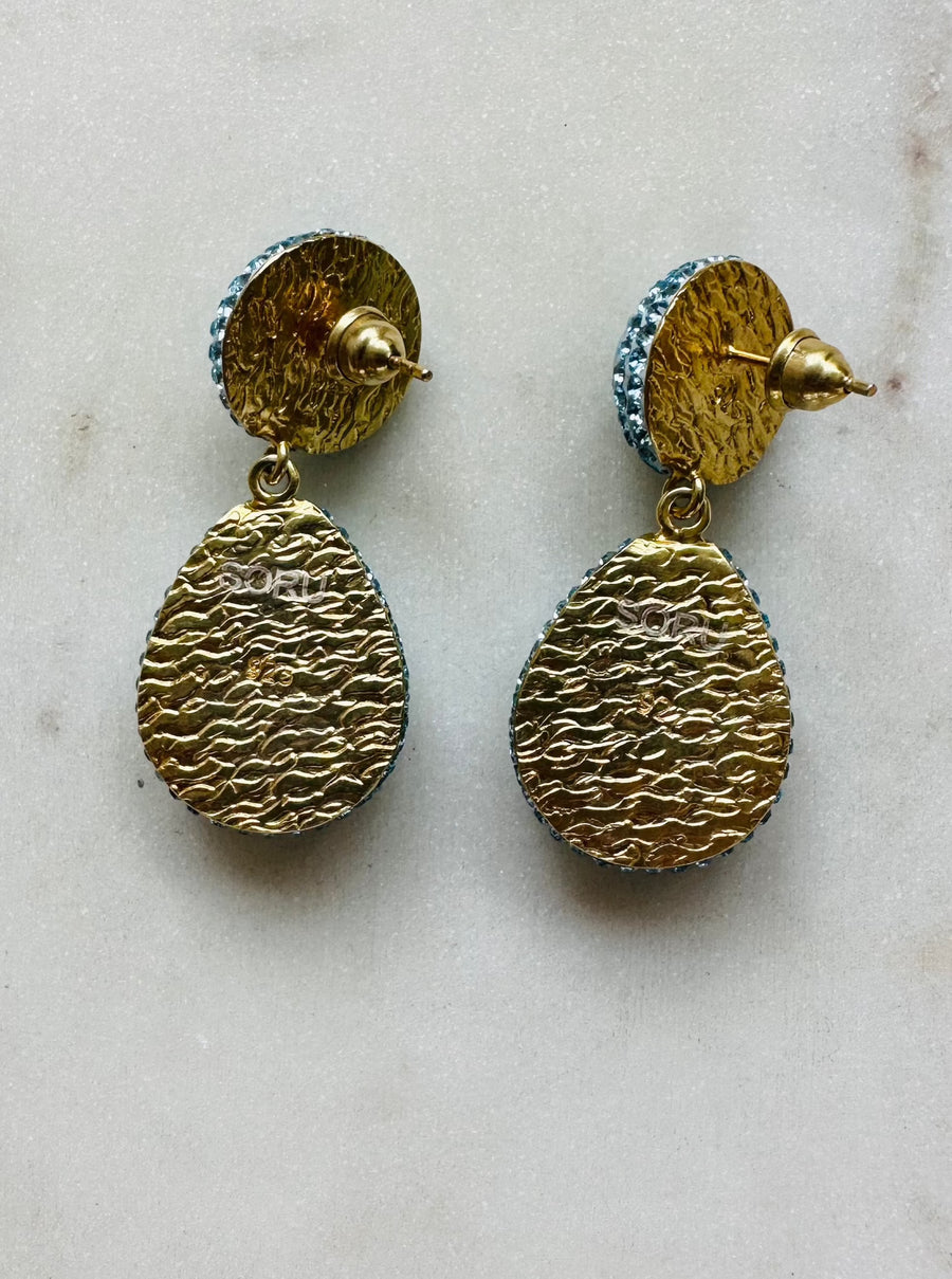 Sample Sale/24 - Turquoise Drop earrings