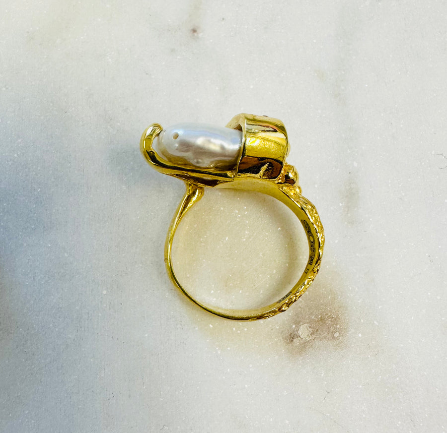 Sample Sale/93 Baroque Pearl Stella Ring