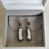 AUTUMN 26 SAMPLE SALE Baroque Pearl Double Sided Earring 188