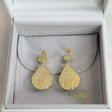 AUTUMN 26 SAMPLE SALE Crystal and Yellow Drop Earrings 19