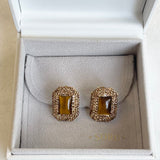 AUTUMN 26 SAMPLE SALE Tigers Eye Stud Earring 15