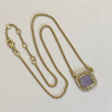 AUTUMN 26 SAMPLE SALE  Rose Quartz Crystal Pendant Necklace 29