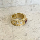 AUTUMN 26 SAMPLE SALE Red and White Ring 31
