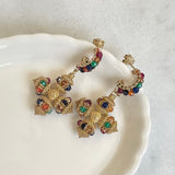 AUTUMN 26 SAMPLE SALE Multicoloured Mini Santina Earrings 46