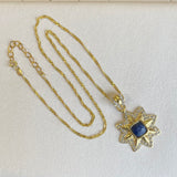 AUTUMN 26 SAMPLE SALE Flower Shaped Pendant Necklace 53