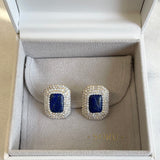 AUTUMN 26 SAMPLE SALE Lapis and Crystal Earrings 59