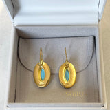 AUTUMN 26 SAMPLE SALE Turquoise and Black Earrings 61