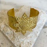 AUTUMN 26 SAMPLE SALE Statement Flower Cuff Bracelet 66