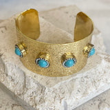 AUTUMN 26 SAMPLE SALE Turquoise Cuff Bracelet 69