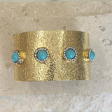 AUTUMN 26 SAMPLE SALE Turquoise Cuff Bracelet 69