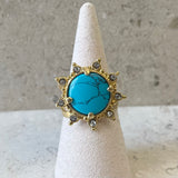 AUTUMN 26 SAMPLE SALE Turquoise Nox Ring 71