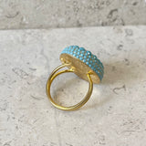 AUTUMN 26 SAMPLE SALE Large Crystal Ring 74