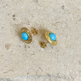 AUTUMN 26 SAMPLE SALE Turquoise Amalfi Earrings 77