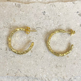 AUTUMN 26 SAMPLE SALE Organic Hoop Earrings 78