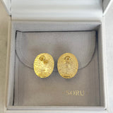 AUTUMN 26 SAMPLE SALE Turquoise and Crystal Stud Earrings 80