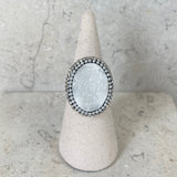 AUTUMN 26 SAMPLE SALE Large Chalcedony Ring 90
