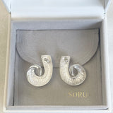 AUTUMN 26 SAMPLE SALE Silver Polis Earrings 97
