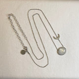 AUTUMN 26 SAMPLE SALE Crescent Moonstone Necklace 98