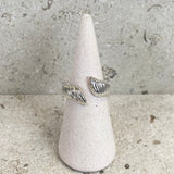 AUTUMN 26 SAMPLE SALE Silver Swirl Ring 96